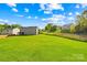Sprawling backyard featuring lush green grass, ideal for outdoor activities, relaxation, and entertaining guests at 6222 Ohaus Ct # 59, Charlotte, NC 28216
