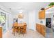 Bright eat-in kitchen with a ceiling fan and stainless steel appliances for seamless meal preparation and Gathering gatherings at 6222 Ohaus Ct # 59, Charlotte, NC 28216