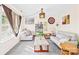 Cozy living room featuring neutral tones, stylish furniture, carpet flooring, and ample natural light at 6222 Ohaus Ct # 59, Charlotte, NC 28216