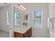 Bright bathroom with updated vanity and window at 642 Vega Nw St, Concord, NC 28027