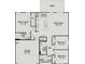 Layout of a single-story floor plan with clearly marked room dimensions and locations at 6455 Honor Ave, Midland, NC 28107