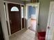 Entryway of home features a beautiful door at 6482 Taylorsville E Hwy, Hiddenite, NC 28636