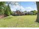 View of a spacious backyard with a brick house at 709 Myrtle Dr, Rock Hill, SC 29730