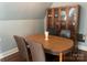 Charming dining room featuring a built-in hutch and hardwood floors at 709 Myrtle Dr, Rock Hill, SC 29730