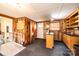 Basement with bar area and a view of the outdoors at 1025 Hefner Nw Dr, Conover, NC 28613