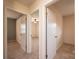 Hallway leading to various rooms with doorways at 1025 Hefner Nw Dr, Conover, NC 28613