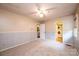 Main bedroom featuring adjoining bath and walk-in closet at 1025 Hefner Nw Dr, Conover, NC 28613