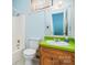 Full bathroom with walk-in shower and sink at 109 Terrace Pl, Lincolnton, NC 28092