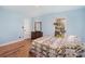Bedroom featuring natural light and wooden floors at 109 Terrace Pl, Lincolnton, NC 28092