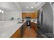Modern kitchen with stainless steel appliances and bright countertops at 11139 Dundarrach Ln, Charlotte, NC 28277