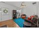 Inviting living room with hardwood floors, natural light, and cozy furniture at 11139 Dundarrach Ln, Charlotte, NC 28277