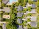 Aerial view showcases a well-planned neighborhood with a pool and playground in a desirable location at 1151 Donelea Nw Ln, Concord, NC 28027
