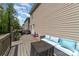 Spacious back deck featuring outdoor furniture with lush surroundings and privacy fence at 1336 26Th Ne Ave, Hickory, NC 28601