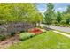 Community sign for Lake Ridge with flower beds and street view at 1446 Cilantro Ct, Fort Mill, SC 29708
