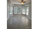 Spacious bedroom with hardwood floors, recessed lighting, and lots of natural light at 15326 Carrington Ridge Dr, Huntersville, NC 28078