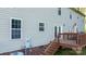 Home exterior with stairs leading to a wooden deck at 1618 33Rd Ne Ave # 1, Hickory, NC 28601