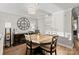 Bright dining room featuring a round table and stylish decor at 17810 Half Moon Ln # L, Cornelius, NC 28031
