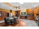 Traditional kitchen featuring wood cabinets, stainless appliances, and an adjacent dining area at 189 Billy Jo Rd, Mooresville, NC 28117