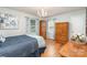 Bright bedroom with hardwood floors and modern furnishings at 204 Myers St, Fort Mill, SC 29715