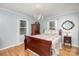 Comfortable main bedroom with hardwood floors, and classic furnishings at 204 Myers St, Fort Mill, SC 29715