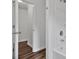 Updated bathroom features new shower and luxury vinyl flooring and access to toilet at 205 Mcgregor Rd, Gastonia, NC 28056