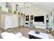 Spacious living area with contemporary décor, a unique mezzanine, and stylish flooring for a modern look at 2110 Cool Springs Ct, Kannapolis, NC 28083