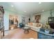 Bright living room featuring neutral tones, stylish decor, and comfortable seating, creating an inviting atmosphere at 242 Beckham Ct, Charlotte, NC 28211