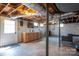 Unfinished basement with a large open space, exposed ductwork, and ample storage, ready for personalization at 3340 Wrenwood Dr, Newton, NC 28658