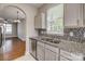 Kitchen featuring stainless appliances and granite countertops at 542 Goldstaff Ln, Charlotte, NC 28273