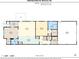 Detailed floorplan showcasing the layout of the home's main floor with dimensions and room designations at 6029 Bountiful St, Belmont, NC 28012