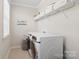 Well-lit laundry room with new washer and dryer at 660 Daventry Ct # 35, Clover, SC 29710