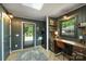 Bright home office featuring a built-in desk, natural light, and stylish decor at 742 Lansdowne Rd, Charlotte, NC 28270