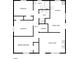 Detailed floor plan showcasing the layout of the home, including bedrooms, bathrooms, and living areas at 109 Downing St, Troutman, NC 28166
