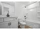 Clean, new bathroom featuring modern fixtures, a vanity, and a shower-tub combination at 119 Longwood Rd # 62, Mooresville, NC 28115