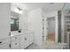 Bathroom features a vanity and a large tiled shower at 119 Longwood Rd # 62, Mooresville, NC 28115