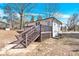 Back exterior featuring a wooden deck and stairs to the yard at 188 Bailey Rd, Mooresville, NC 28117