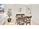 Bright dining area features modern decor, natural light, and neutral color palette at 188 Bailey Rd, Mooresville, NC 28117
