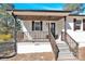 Charming front porch with stylish railings and elegant entrance at 188 Bailey Rd, Mooresville, NC 28117