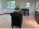 Open-concept kitchen with a stylish island and seamless integration with dining area at 188 Bailey Rd, Mooresville, NC 28117