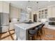 Gourmet kitchen boasts a large center island, pendant lighting, and modern appliances at 2500 Marshall Pl, Charlotte, NC 28203