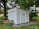 Outdoor shed with ample storage, perfect for organizing tools and equipment and enhancing outdoor space at 3619 Chilham Pl, Charlotte, NC 28226