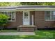 Close-up of the home's front entrance, featuring a brick facade and a welcoming front porch at 438 Starcrest Cir # C, Rock Hill, SC 29730
