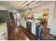 Spacious kitchen island and stainless-steel appliances, with open access to the living room and dining area at 438 Starcrest Cir # C, Rock Hill, SC 29730