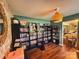 Office space featuring a bookshelf, a decorative mirror, and an open-concept design at 438 Starcrest Cir # C, Rock Hill, SC 29730