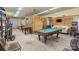 Game room features a pool table, foosball table, and a basketball hoop perfect for entertaining at 5047 Victory Trl, Gastonia, NC 28056