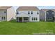 A well-maintained backyard showcasing a lush lawn and the home's rear exterior with a covered porch at 510 Black Bear St # 145P, China Grove, NC 28023
