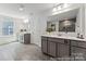 Large bathroom featuring double sinks and tile flooring at 510 Black Bear St # 145P, China Grove, NC 28023