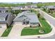 Beautiful aerial view of a home featuring a well-maintained yard and neighborhood at 5103 Looking Glass Trl, Denver, NC 28037