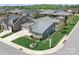 Beautiful aerial view of a home featuring a well-maintained yard and neighborhood at 5103 Looking Glass Trl, Denver, NC 28037