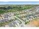 Stunning aerial view of a well-maintained neighborhood showcasing beautiful homes and lush greenery at 5103 Looking Glass Trl, Denver, NC 28037